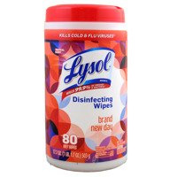 Lysol Disinfecting Wipes Brand New Day 80 szt. - Chusteczki dezynfekujące