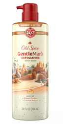 Old Spice Gentle Men's Exfoliating Body Wash Brown Sugar + Cocoa Butter 768 ml - Złuszczający żel pod prysznic dla mężczyzn