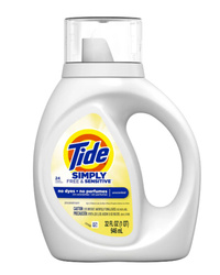 Tide Simply Free & Sensitive 946 ml 24 prania - Uniwersalny żel do prania tkanin