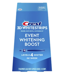 Crest 3D  Whitestrips Event Whitening Boost 2 szt. - Paski wybielające do zębów