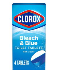 Clorox Bleach Blue 4 szt. - Tabletki do spłuczki