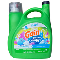 Gain Fresh n' Comfy 4,55 l 107 prań - Uniwersalny żel do prania tkanin