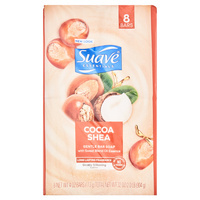 Suave Cocoa Shea 8 X 113 g - Delikatne mydło w kostce