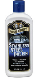 Parker & Bailey Stainless Steel Polish 236 ml - Mleczko do czyszczenia powierzchni ze stali nierdzewnej
