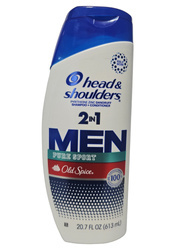 Head & Shoulders Men 2 in 1 Old Spice Pure Sport 613 ml - Szampon przeciwłupieżowy i balsam do włosów 2 w 1 dla mężczyzn