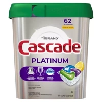 Cascade Platinum Lemon Scent 62 szt. - Kapsułki do zmywarki