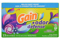 Gain + Odor Defense 15 szt.- Chusteczki do suszarek