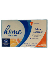 Home Sense Summer Citrus Scent 80 szt.- Chusteczki zapachowe do suszarek