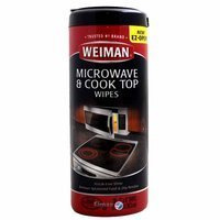 Weiman Microwave Cook Top Wipes 30 szt - Chusteczki do czyszczenia kuchenek mikrofalowych i indukcyjnych