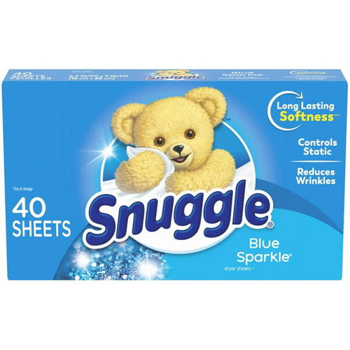 Snuggle Blue Sparkle 40 szt. - Chusteczki do suszarek 