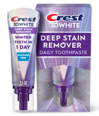 Crest 3D White Deep Stain Remover Daily Toothpaste 87 g - Pasta do zębów usuwająca przebarwienia