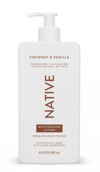 NATIVE Moisturizing Lotion Coconut & Vanilla 487 ml - Nawilżający balsam do ciała