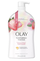 Olay Fresh Radiance Strawberry & Mint Body Wash 975 ml - Żel pod prysznic
