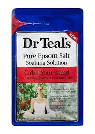 Dr Teal's Pure Epsom Salt Calm Your Mind 1,36 kg - Sól do kąpieli 