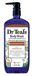Dr Teal's Body Wash with Pure Epsom Salt Nourish & Protect with Coconut Oil 710 ml - Żel do mycia ciała
