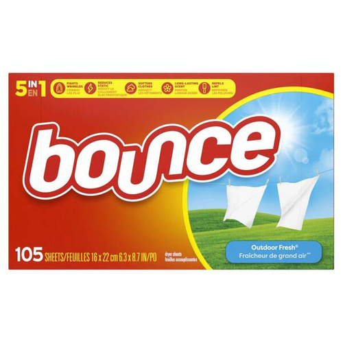 Bounce Outdoor Fresh 105 szt. - Chusteczki do suszarek