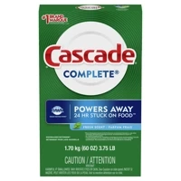 Cascade Complete Powers Away Fresh Scent 1,70 kg - Proszek do zmywark