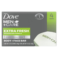 Dove Men+ Care Extra Fresh 4x106 g - Mydło w kostce