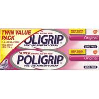 Poligrip Original 2 x 68 g  - Krem do mocowania protez