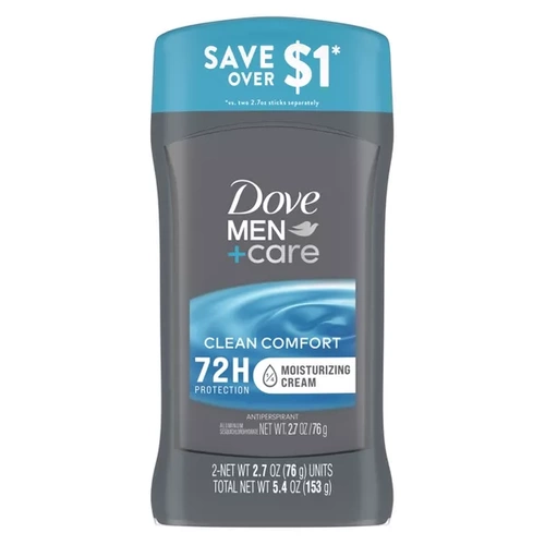 Dove Men + Care Clean Comfort 76 g - Antyperspirant w sztyfcie dla mężczyzn