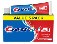 Crest Cavity Protection Regular Paste 3 x 161 g - Pasta do zębów