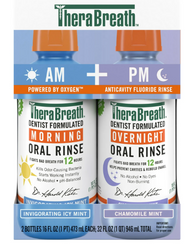Thera Breath AM + PM 946 ml - Zestaw do płukania jamy ustnej