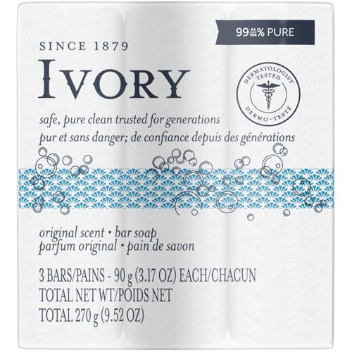 Ivory Clean Original 3X 90 g - Mydło w kostce 