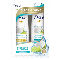 Dove Coconut & Hydration Shampoo + Conditioner - Zestaw szampon i balsam do włosów