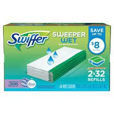 Swiffer Sweeper Wet 2 X 32 szt. - Ściereczki do czyszczenia na mokro