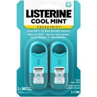 Listerine Cool Mint 2x7,7ml - Odświeżacz do ust