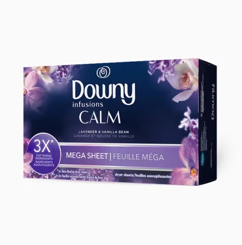 Downy Lavender & Vanilla Bean 60 szt.- Chusteczki zapachowe do suszarek.