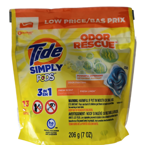  Tide Fresh Linen 206 g 13 szt. - Uniwersalne kapsułki do prania tkanin