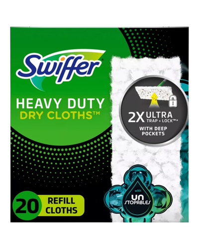 Swiffer Heavy Duty Dry 20 szt.- Suche szmatki czyszczące.