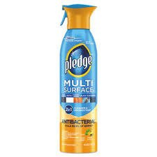 Pledge Multi Surface Antibacterial 274 g - Antybakteryjny spray do czyszczenia powierzchni 