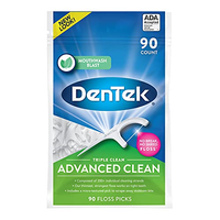 DenTek Advanced Clean 90 szt. - Nici dentystyczne