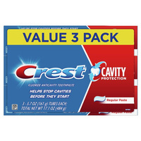 Zestaw 3 x Crest Cavity Protection Regular Paste 161 g - Pasta do zębów