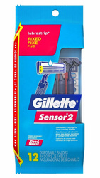 Gillette Sensor2 12 szt. - Zestaw jednorazowych maszynek do golenia