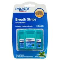 Equate Breath Strips 5x24 szt. - Paski odświeżające oddech