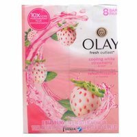 Olay Fresh Outlast Cooling White Strawberry & Mint 8X113 g - Mydło w kostce