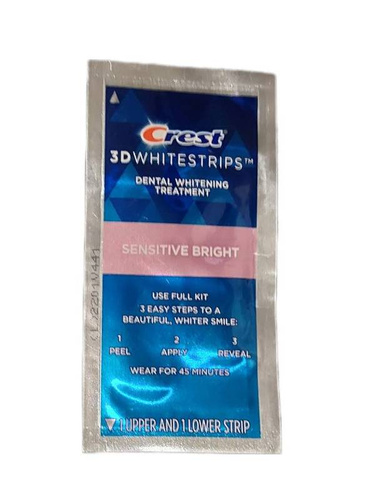 Crest 3D  Whitestrips Sensitive Bright 2 szt. -Paski wybielające do zębów