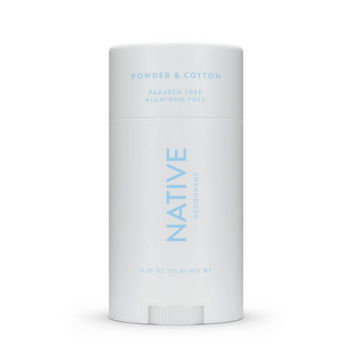 Native Powder & Cotton 75 g - Dezodorant w sztyfcie dla kobiet