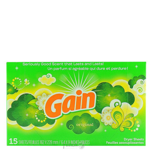 Gain Original 15 szt. - Chusteczki do suszarek 