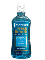 Lavoris Fresh Breath Mouthwash 500 ml - Płyn do płukania jamy ustnej