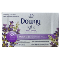 Downy Light Lavender 60 szt.  - Chusteczki zapachowe do suszarek