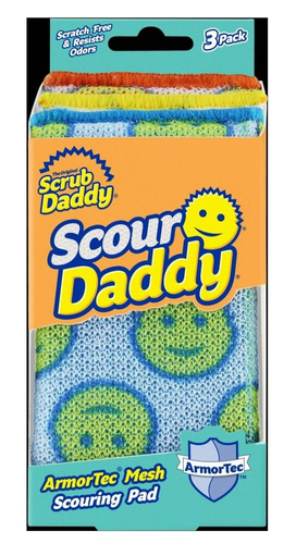 Scour Daddy 3 szt. - Zestaw zmywaków do mycia naczyń