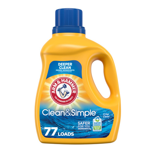 Arm & Hammer Clean & Simple 77 prań - Uniwersalny żel do prania tkanin 