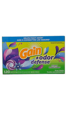 Gain + Odor Defense 120 szt.- Chusteczki do suszarek