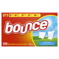 Bounce Outdoor Fresh 105 szt. - Chusteczki do suszarek