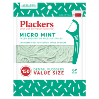 Plackers Micro Mint 150 szt. - Nici dentystyczne