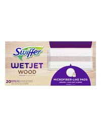 Swiffer Wet Jet Wood 20 szt. - Ściereczki do czyszczenia na mokro